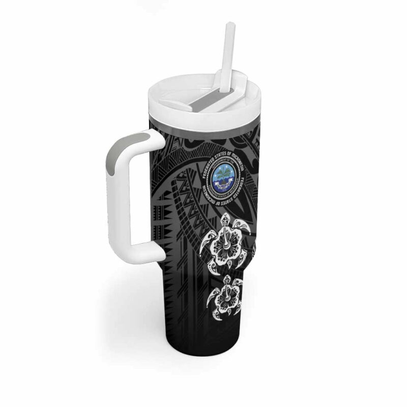 FSM Micronesia Six 9 One Custom Stanley Quencher 40oz Stainless Steel Tumbler With Handle - Threewoofs - Image 2
