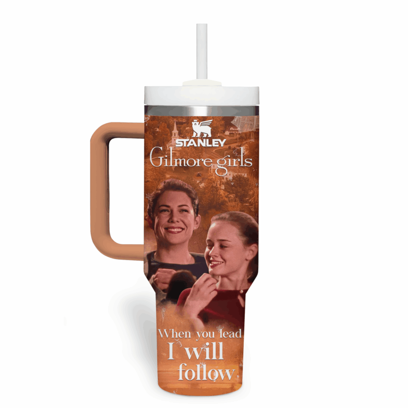Gilmore Girls TV Series Custom Stanley Quencher 40oz Stainless Steel Tumbler With Handle - Threewoofs - Image 2