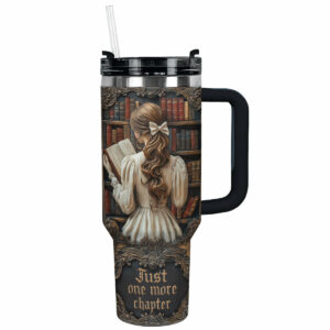 Girl Book Lovers Retreat Custom Stanley Quencher 40oz Stainless Steel Tumbler With Handle - Threewoofs