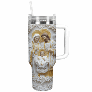God of Custom Stanley Quencher 40oz Stainless Steel Tumbler With Handle - Threewoofs
