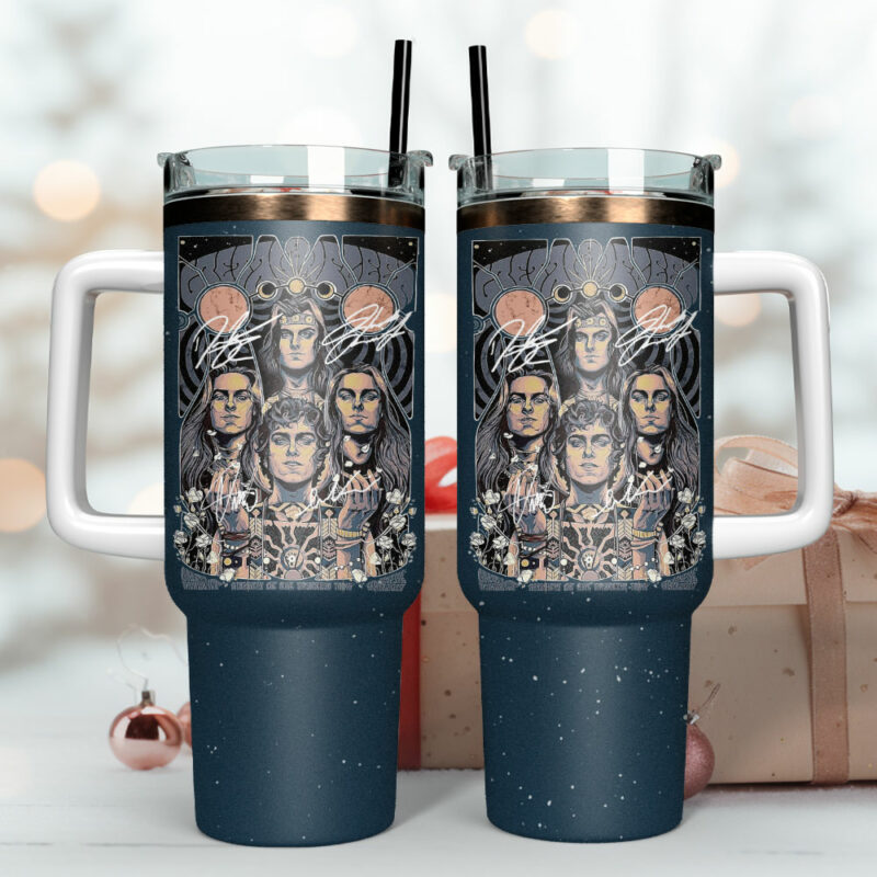 Greta Van Fleet Music Custom Stanley Quencher 40oz Stainless Steel Tumbler - Threewoofs - Image 3