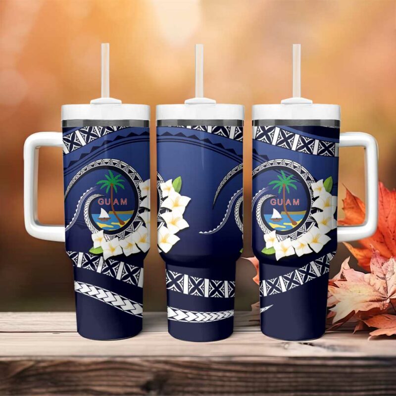 Hafai Adai Guam Guasalis Polynesian Tribal Custom Stanley Quencher 40oz Stainless Steel Tumbler With Handle - Threewoofs - Image 4