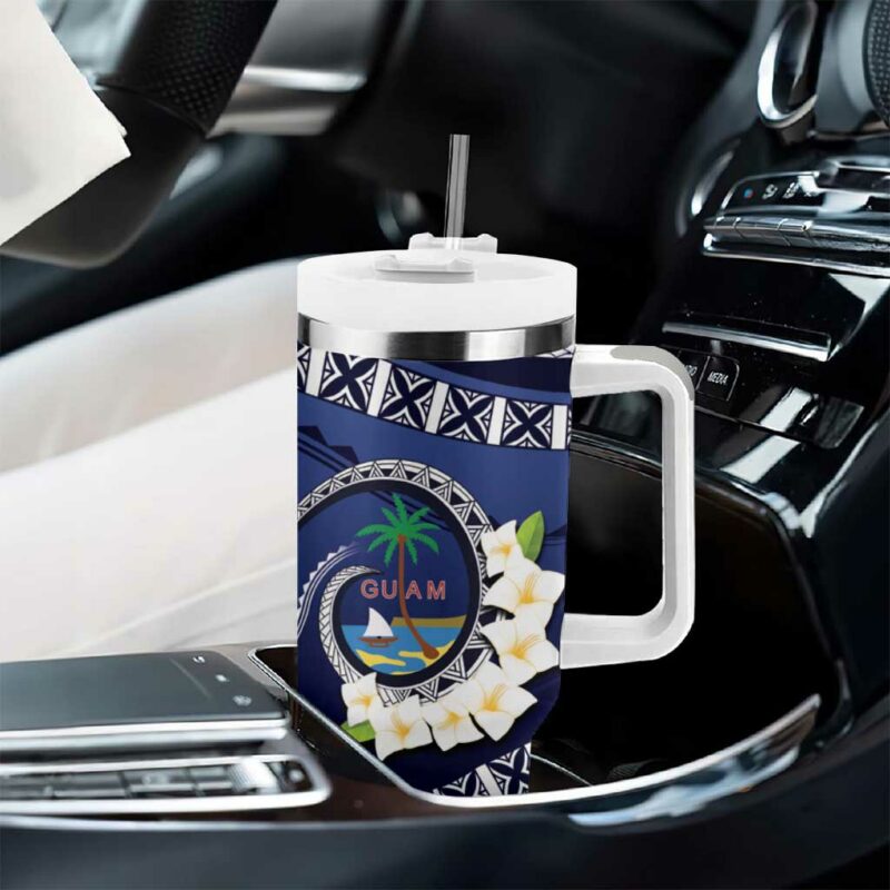 Hafai Adai Guam Guasalis Polynesian Tribal Custom Stanley Quencher 40oz Stainless Steel Tumbler With Handle - Threewoofs - Image 8