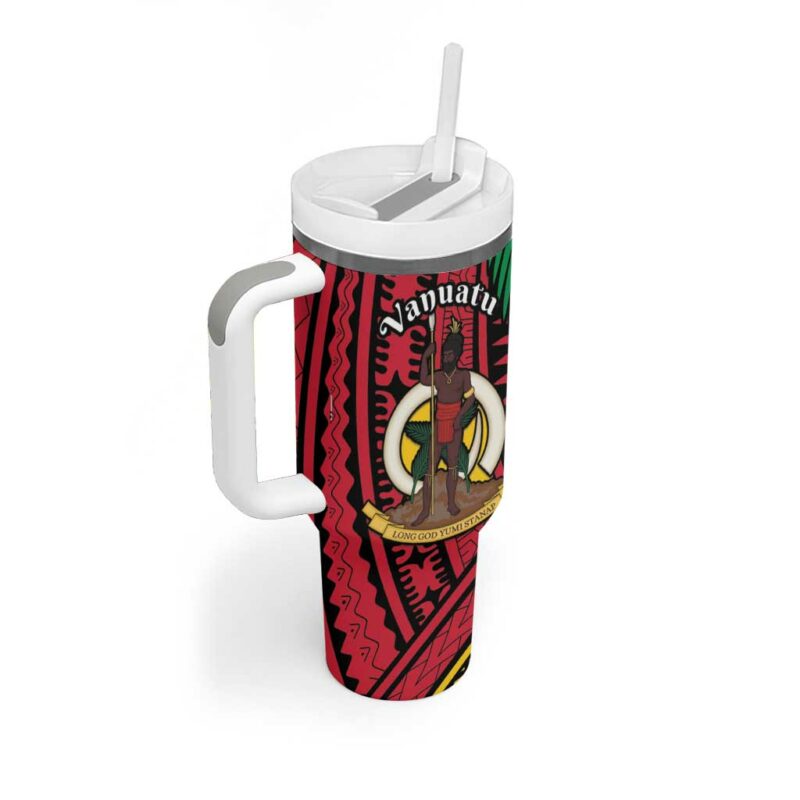 Halo Vanuatu Custom Stanley Quencher 40oz Stainless Steel Tumbler With Handle - Threewoofs - Image 2