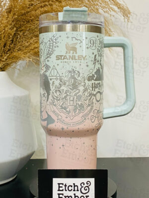 Harry Potter Movies Custom Stanley Quencher 40oz Stainless Steel Tumbler - Threewoofs