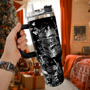 Harry Potter Movies Custom Stanley Quencher 40oz Stainless Steel Tumbler With Handle - Threewoofs
