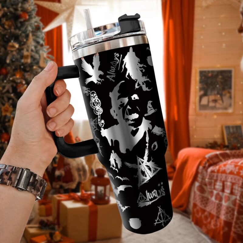 Harry Potter Movies Custom Stanley Quencher 40oz Stainless Steel Tumbler With Handle - Threewoofs - Image 3