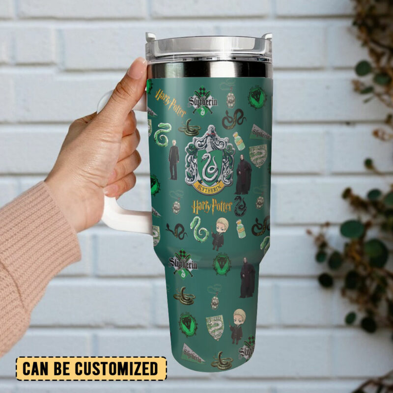 Harry Potter Movies Custom Stanley Quencher 40oz Stainless Steel Tumbler With Handle - Threewoofs - Image 3