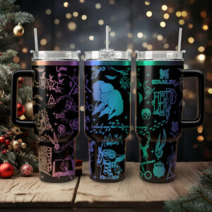 Harry Potter Movies Custom Stanley Quencher 40oz Stainless Steel Tumbler With Handle - Threewoofs