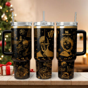 Harry Potter Movies Custom Stanley Quencher 40oz Stainless Steel Tumbler With Handle - Threewoofs