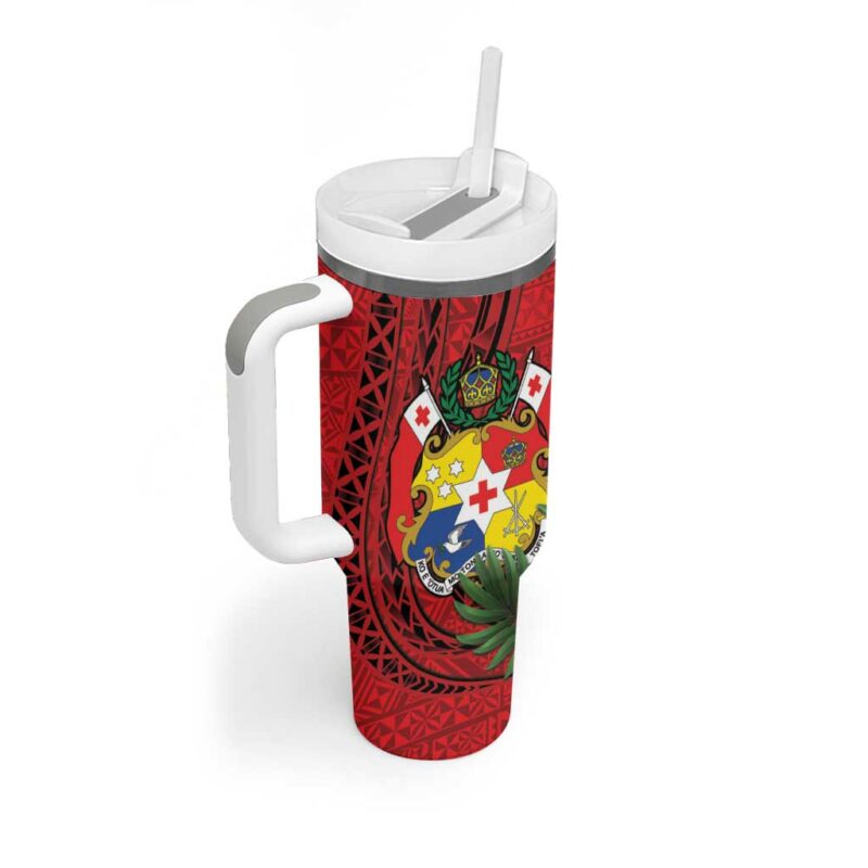 Hawaii And Tonga Custom Stanley Quencher 40oz Stainless Steel Tumbler With Handle - Threewoofs - Image 2