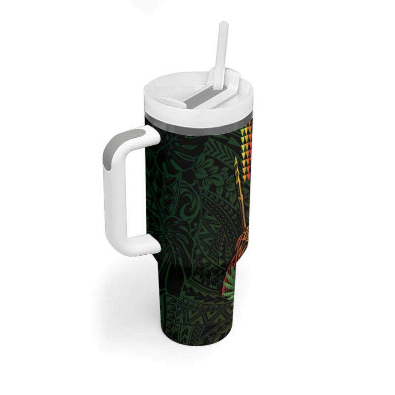 Hawaii And Tonga Custom Stanley Quencher 40oz Stainless Steel Tumbler With Handle - Threewoofs - Image 2
