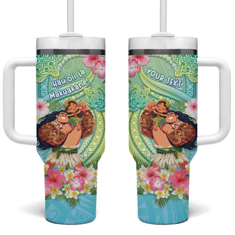 Hawaii Father‚Äôs Day Custom Stanley Quencher 40oz Stainless Steel Tumbler With Handle - Threewoofs