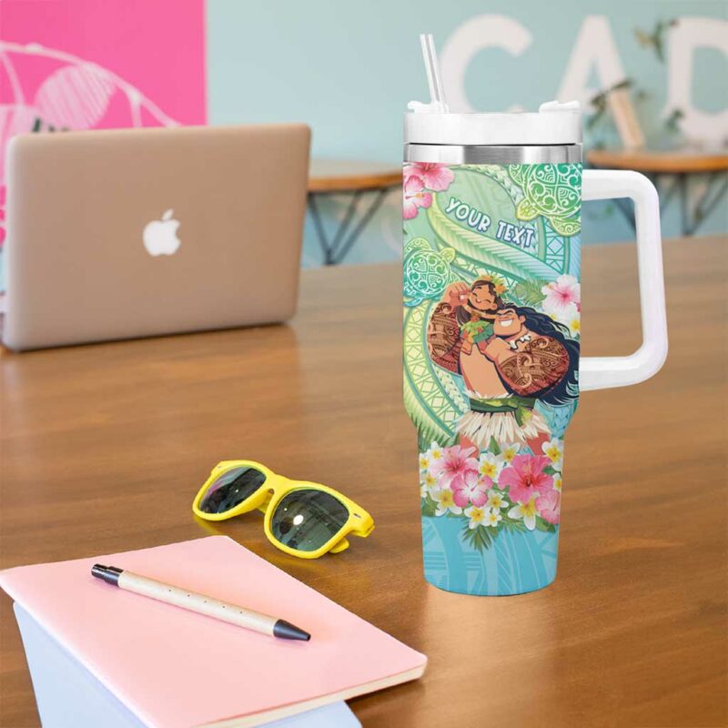 Hawaii Father‚Äôs Day Custom Stanley Quencher 40oz Stainless Steel Tumbler With Handle - Threewoofs - Image 5