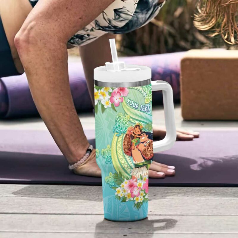 Hawaii Father‚Äôs Day Custom Stanley Quencher 40oz Stainless Steel Tumbler With Handle - Threewoofs - Image 6