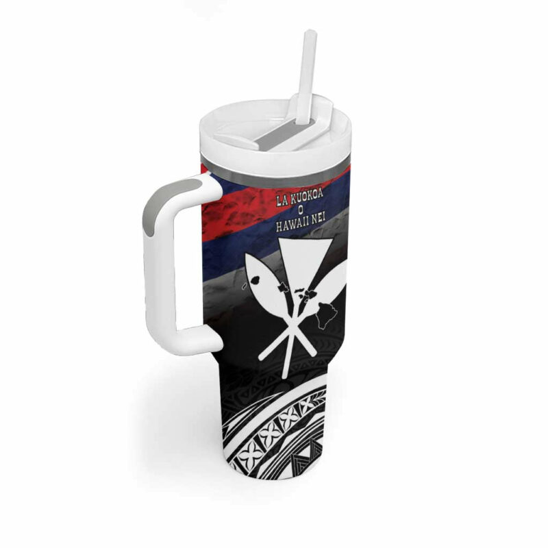 Hawaii Independence Day La Kuokoa Happy 28th November Custom Stanley Quencher 40oz Stainless Steel Tumbler With Handle - Threewoofs - Image 2