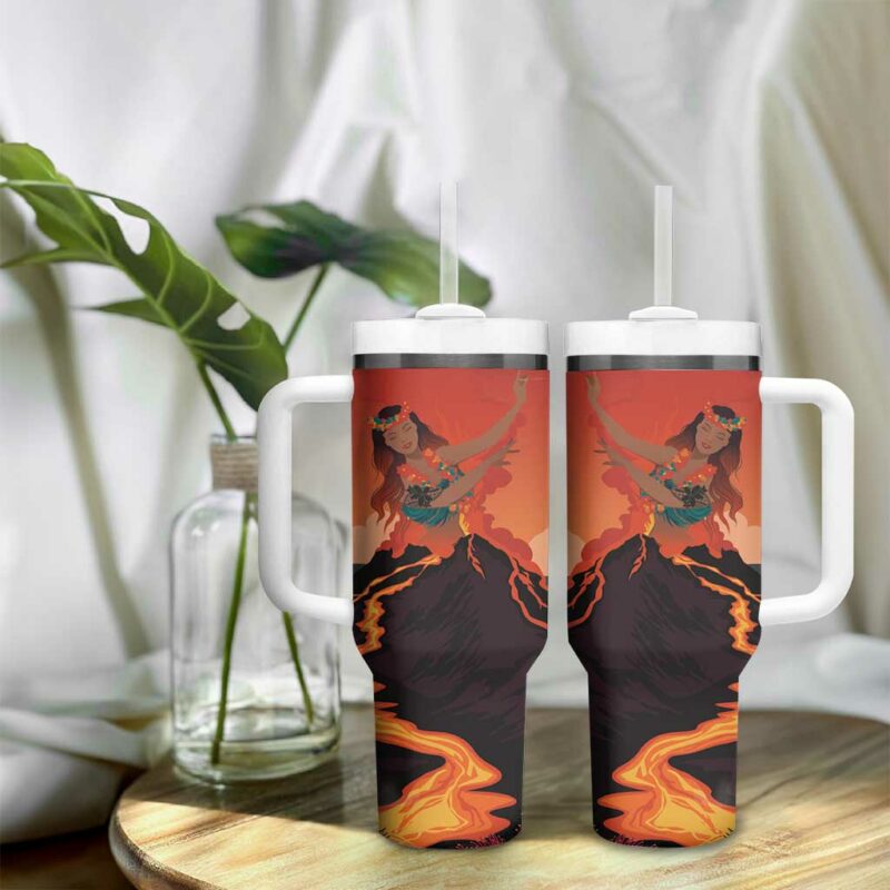 Hawaii Kilauea Volcano Pele Goddess Custom Stanley Quencher 40oz Stainless Steel Tumbler With Handle - Threewoofs - Image 9