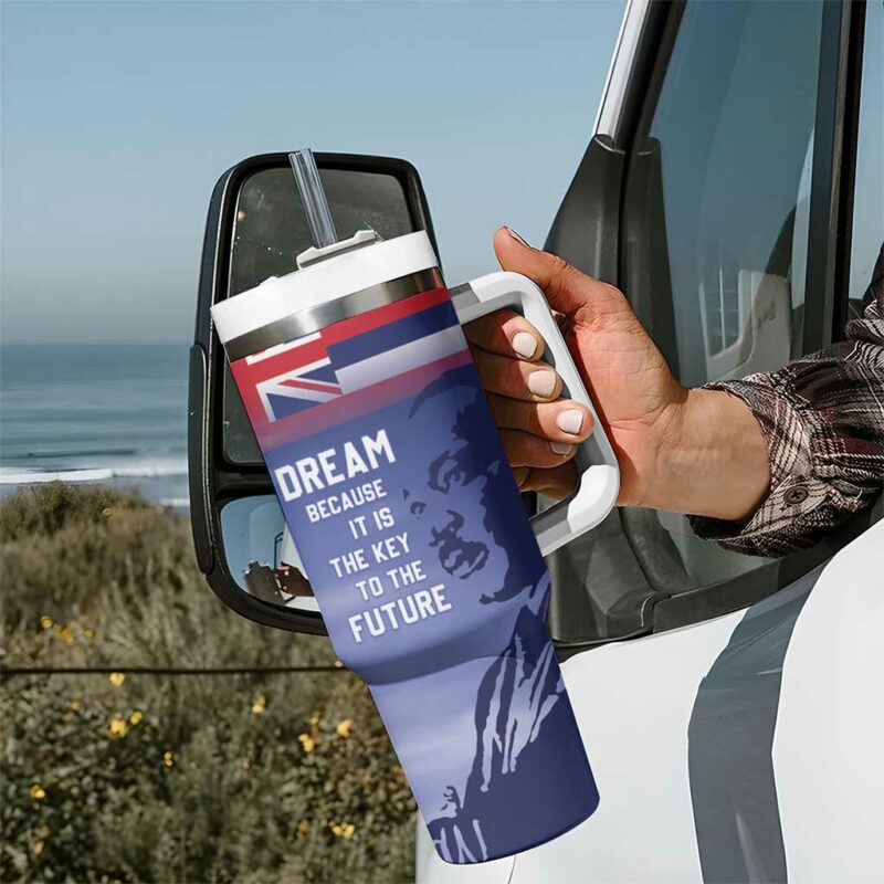 Hawaii MLK Day Custom Stanley Quencher 40oz Stainless Steel Tumbler With Handle - Threewoofs - Image 7