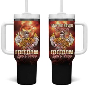 Hawaii Veterans Day May We Never Forget Freedom Isn‚Äôt Free Custom Stanley Quencher 40oz Stainless Steel Tumbler With Handle - Threewoofs