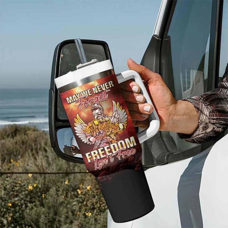 Hawaii Veterans Day May We Never Forget Freedom Isn‚Äôt Free Custom Stanley Quencher 40oz Stainless Steel Tumbler With Handle - Threewoofs - Image 7