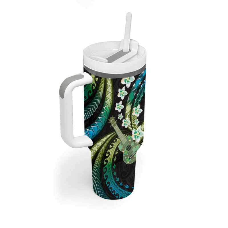 Hawaiian Ukulele Custom Stanley Quencher 40oz Stainless Steel Tumbler With Handle - Threewoofs - Image 2