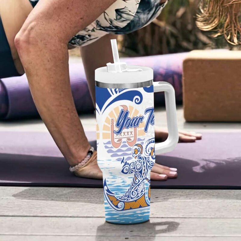 Hawaiki Nui Va‚Äôa Solo French Polynesia Blue Color Custom Stanley Quencher 40oz Stainless Steel Tumbler With Handle - Threewoofs - Image 6