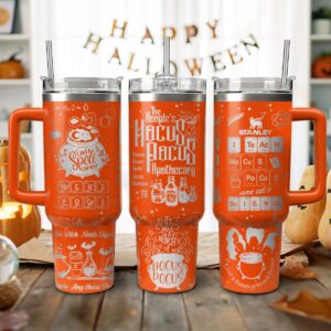 Hocus Pocus Movies Custom Stanley Quencher 40oz Stainless Steel Tumbler With Handle - Threewoofs
