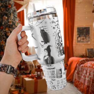 Hocus Pocus Movies Custom Stanley Quencher 40oz Stainless Steel Tumbler With Handle - Threewoofs