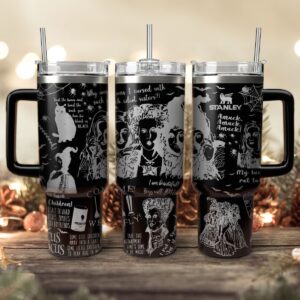 Hocus Pocus Movies Custom Stanley Quencher 40oz Stainless Steel Tumbler With Handle - Threewoofs