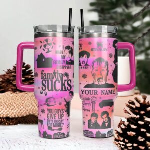 Home Alone Movies Custom Stanley Quencher 40oz Stainless Steel Tumbler With Handle - Threewoofs