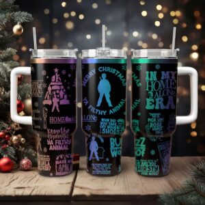 Home Alone Movies Custom Stanley Quencher 40oz Stainless Steel Tumbler With Handle - Threewoofs