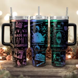 Home Alone Movies Custom Stanley Quencher 40oz Stainless Steel Tumbler With Handle - Threewoofs