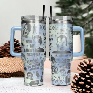 Home Alone Movies Custom Stanley Quencher 40oz Stainless Steel Tumbler With Handle - Threewoofs