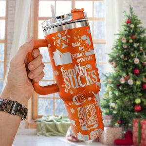 Home Alone Movies Custom Stanley Quencher 40oz Stainless Steel Tumbler With Handle - Threewoofs