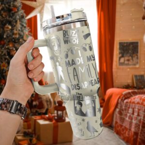 Home Alone Movies Custom Stanley Quencher 40oz Stainless Steel Tumbler With Handle - Threewoofs
