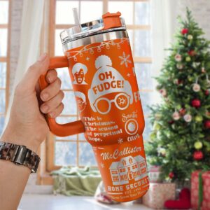 Home Alone Movies Custom Stanley Quencher 40oz Stainless Steel Tumbler With Handle - Threewoofs
