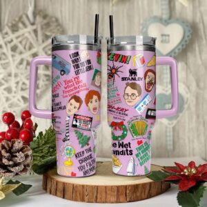 Home Alone Movies Custom Stanley Quencher 40oz Stainless Steel Tumbler With Handle - Threewoofs