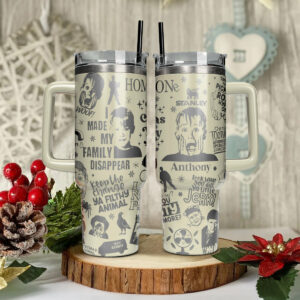 Home Alone Movies Custom Stanley Quencher 40oz Stainless Steel Tumbler With Handle - Threewoofs