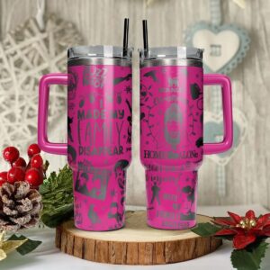 Home Alone Movies Custom Stanley Quencher 40oz Stainless Steel Tumbler With Handle - Threewoofs