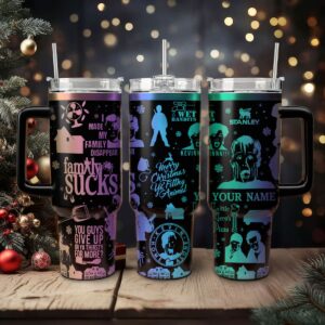 Home Alone Movies Custom Stanley Quencher 40oz Stainless Steel Tumbler With Handle - Threewoofs