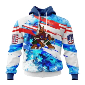 Hoodie Arizona Coyotes, Special Concept For Independence Day St2201 QTNHL080524A2149HD