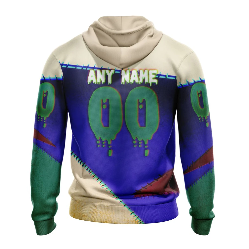 Hoodie Arizona Coyotes, Specialized Jersey For Halloween Night QTNHL080524A370HD - Image 2