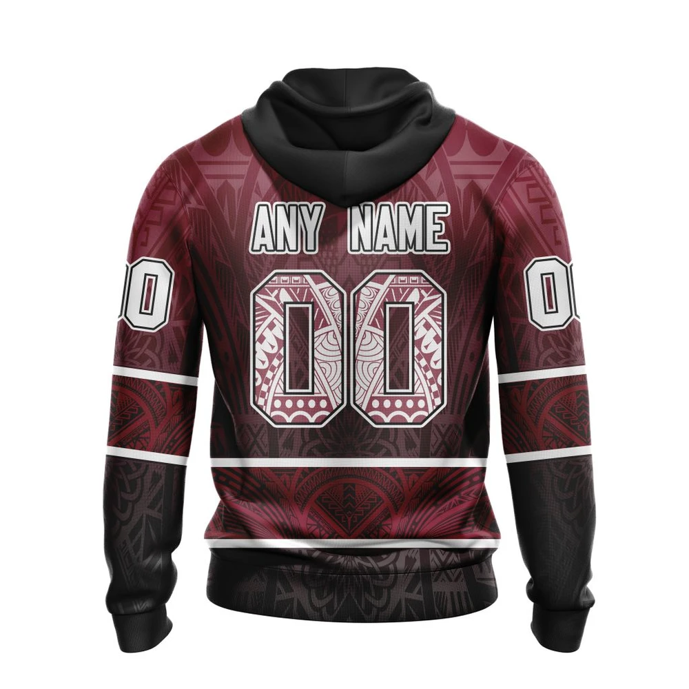 Hoodie Arizona Coyotes, Specialized Native With Samoa Culture V0222 QTNHL080524A3819HD - Image 2