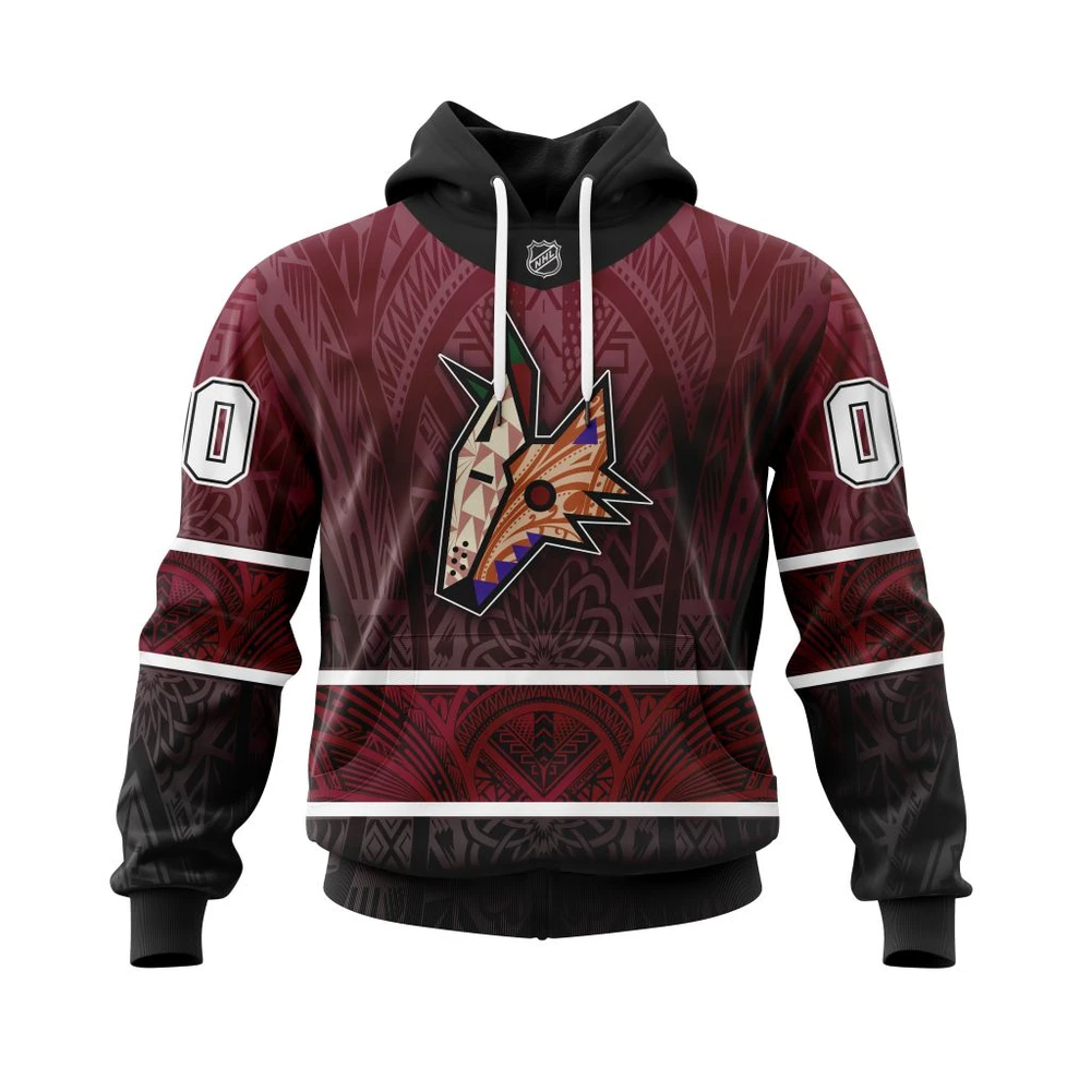 Hoodie Arizona Coyotes, Specialized Native With Samoa Culture V0222 QTNHL080524A3819HD