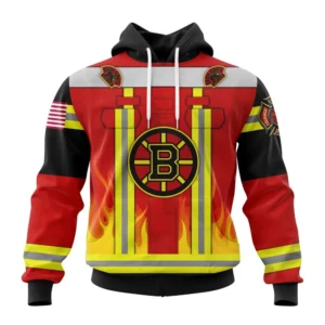 Hoodie Boston Bruins Honnor Firefighter Uniform V0622 QTNHL080524A3770HD