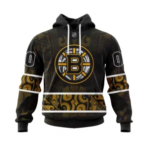 Hoodie Boston Bruins, Specialized Native With Samoa Culture V0222 QTNHL080524A3808HD