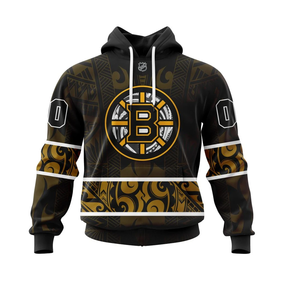 Hoodie Boston Bruins, Specialized Native With Samoa Culture V0222 QTNHL080524A3808HD