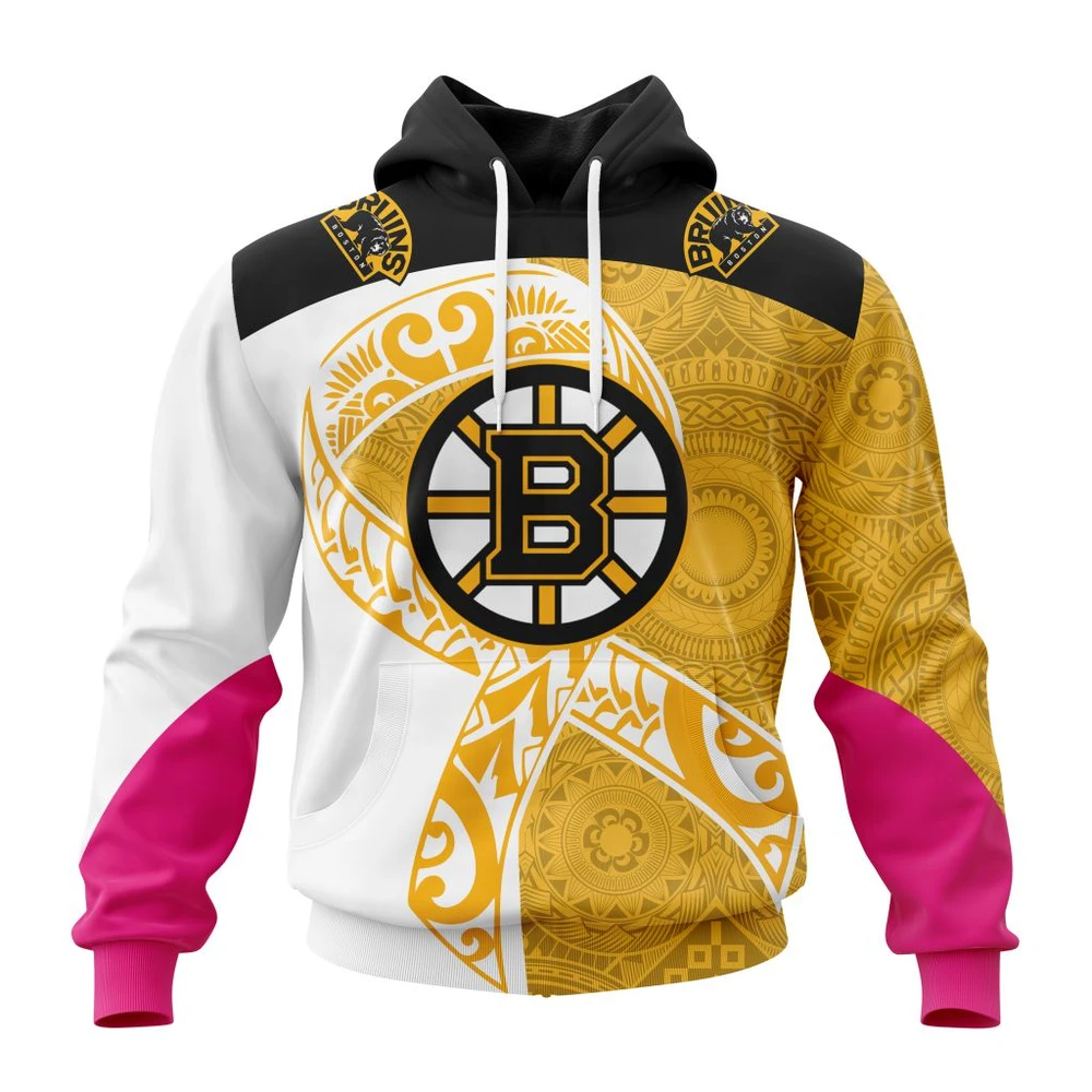 Hoodie Boston Bruins, Specialized Samoa Fights Cancer Jersey QTNHL080524A3305HD