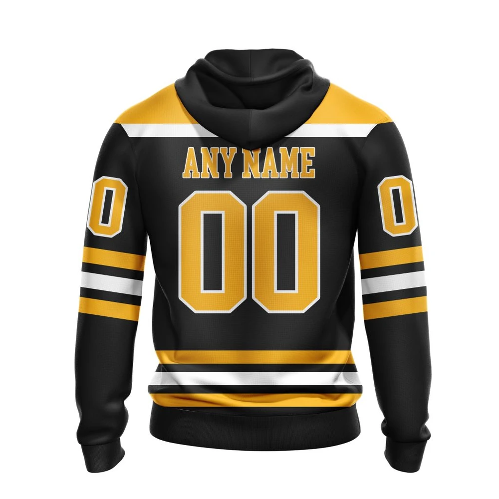Hoodie Boston Bruins Willie E. O'Ree Jersey Retirement, Personalized Name & Number QTNHL080524A57HD - Image 2
