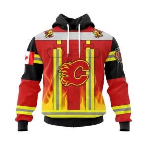 Hoodie Calgary Flames Honnor Firefighter Uniform V0622 QTNHL080524A3769HD